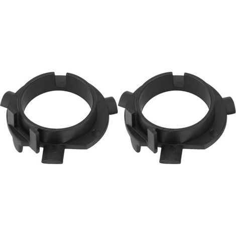Support LED, adaptateur H7 en plastique noir pour voiture