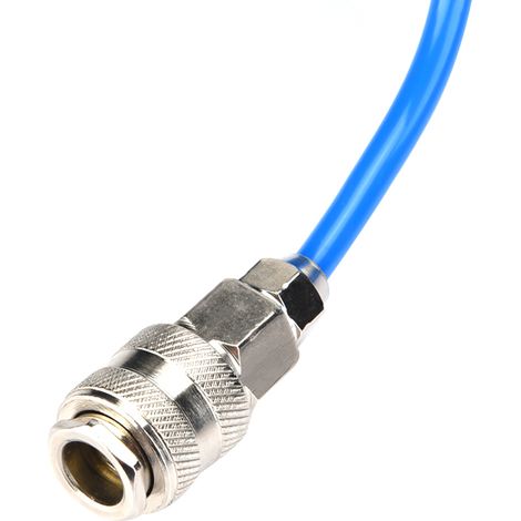 Kit de souffleur pneumatique bleu + tuyau en PU + raccord européen (1/5)