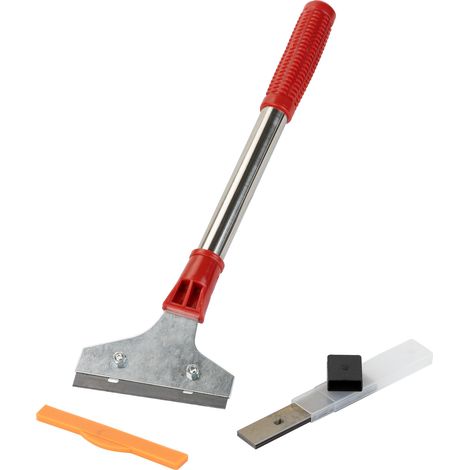 Tapetenschaber Bodenschaber 10 cm inkl 10 Ersatzklingen Tapetenentferner Schaber (1/3)
