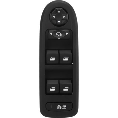 Interruptor de elevalunas eléctrico 96631328XT, repuesto para el botón maestro de control de elevalunas sensible y de respuesta rápida para PEUGEOT 308 I 508. (1/5)