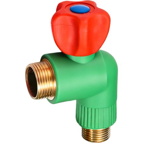 Interfaz de válvula de agua de alto caudal con núcleo de bola - verde (1/5)