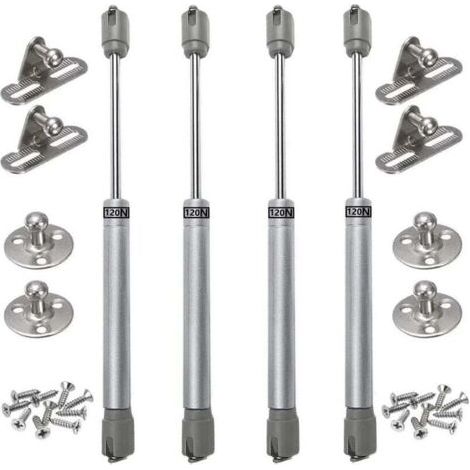 STÜCKE Gasdruckfedern 120N Hydraulische Möbelhebefeder Original-Gasdruckdämpfer Pneumatischer Arm für Küchenschranktürhebe