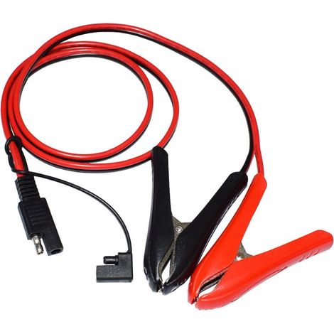 Pince Crocodile de Batterie, Adaptateur à dégagement Rapide SAE 14AWG  pour Pinces Crocodiles Câble de déconnexion Rapide 1 m Lefou (1/5)