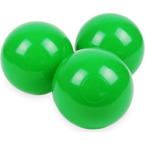Balles Plastique - Diamètre 7 cm - Pour Piscine Sèche Parc Bébé Jeu Intérieur Extérieur - Vert - 50 Pièces