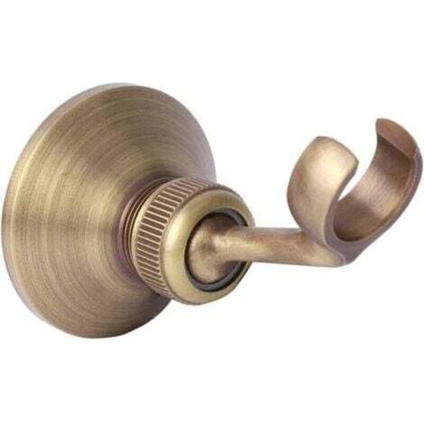 Support De Pommeau De Douche Réglable en Laiton Support De Pommeau De Douche De Galvanoplastie Résistant À La Tête De Support De Pommeau De Douche Él (1/4)