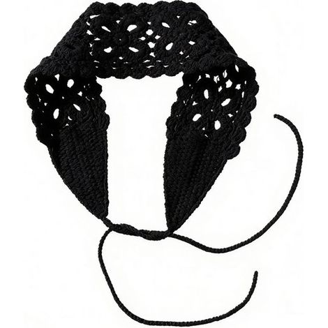 1 diadema boho para mujer, diadema de punto de ganchillo, diadema, pañuelo para el cabello, diadema para el cabello de mujer, naranja (1/5)