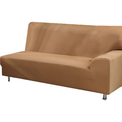 Housse de canapé élastique universelle en cuir, complète 4 saisons, (145–185 cm) (1/5)