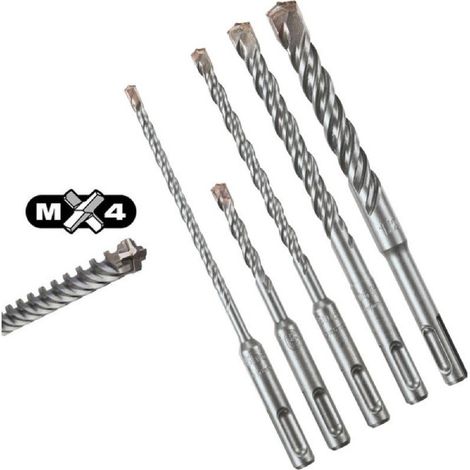 Punta SDS-PLUS MX4 a 4 taglienti Milwaukee  6X215 (1/3)