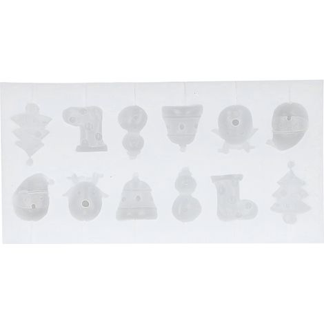 DIY-Weihnachts-Schokoladenform aus Silikon – Lustige Formen zum Backen und für Partydekorationen (1/5)