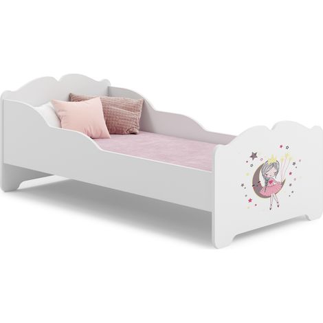 ANNA letto per bambini con materasso 140x70 Principessa del sonno