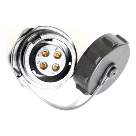 Connecteur circulaire RS PRO, Standard 4 contacts, Montage panneau, raccordement A souder ( Prix pour 1 )