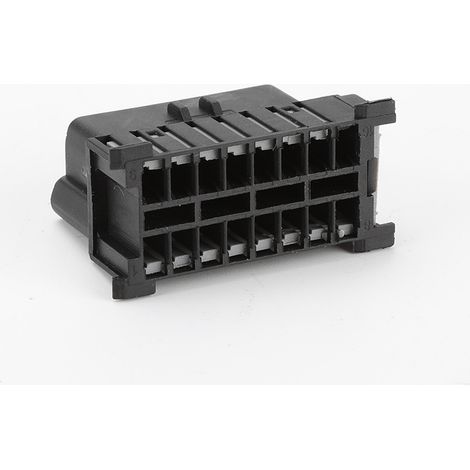 51115-1601, OBD16P-Kabelbaumstecker, 16-polig, schwarze Ummantelung, Diagnosestecker (1/4)
