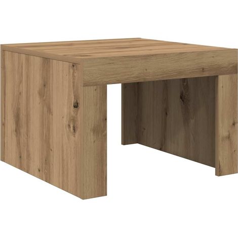 Maison Exclusive - Couchtisch Artisan-Eiche 50 x 50 x 35 cm Holzw