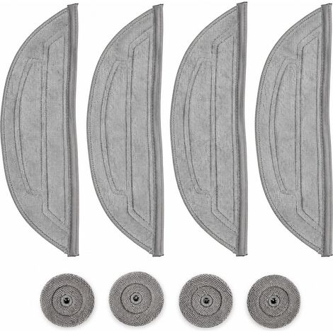 Tampons de vadrouille pour Roborock S8 Max V Ultra G20s (paquet de 8)