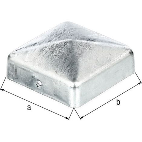 GAH capuchon de poteau ( 3000200173 ) 100x100mm galvanisé à chaud 10 pièces