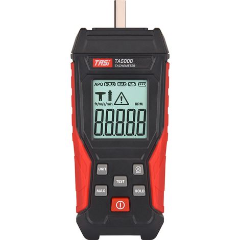 TASI Tachymètre Numérique de Contact Mini Compteur Tours/min Écran LCD à Main pour Moteur Roues Tour Voiture Fabrication
