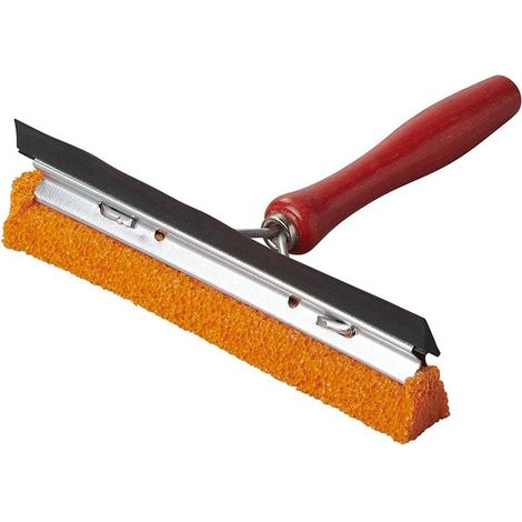 Escobilla de goma 20cm con mango de madera