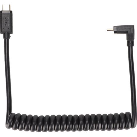 Câble USB C en Spirale 1.2m - Charge Rapide 3A 60Hz, Transfert 10Gbps, Connexion Mâle à Mâle pour USB C (1/5)