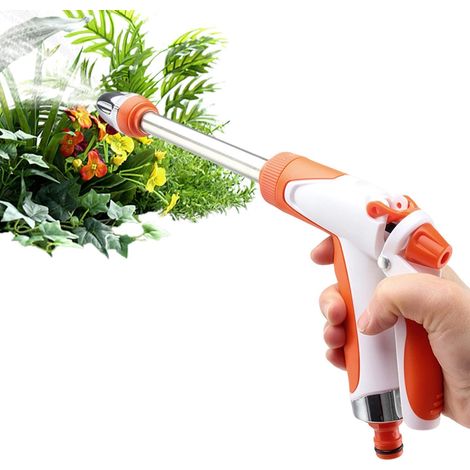 Lance d'arrosage réglable — Idéale pour le lavage de voiture et le nettoyage du jardin  Design portable avec contrôle de débit multi-modes — Accessoire de nettoyage extérieur (1/5)