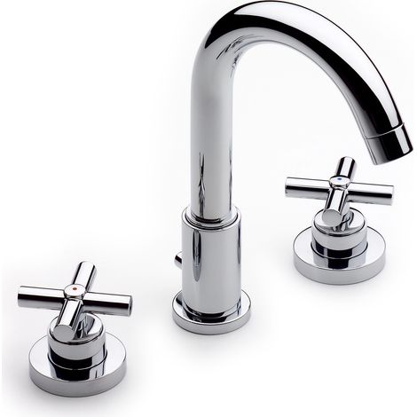 Mitigeur de lavabo à deux poignées avec bec pivotant LOFT - ROCA (1/2)