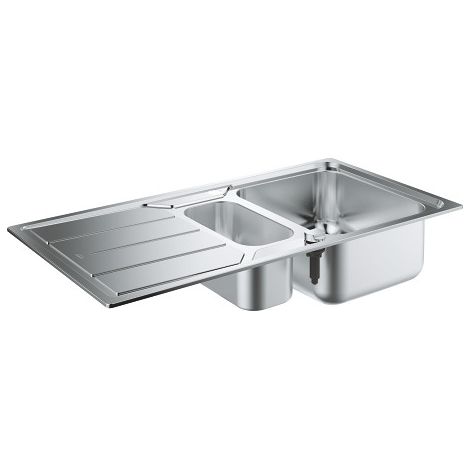 GROHE Nouveau K500 Evier acier inoxydable avec égouttoir (31572SD0) (1/4)