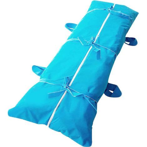 Sac mortuaire jetable résistant à la corrosion avec poignées et étanche pour enveloppe corporelle (1/5)