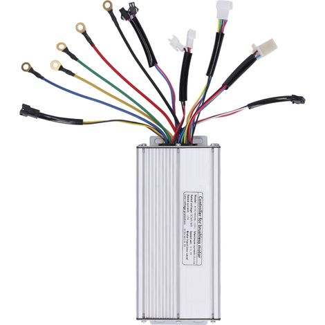 Contrôleur VTT électrique en alliage d'aluminium, accessoire vélo avec connecteur SM et câble d'éclairage, compatible moteur 36V 48V 1500W (1/5)
