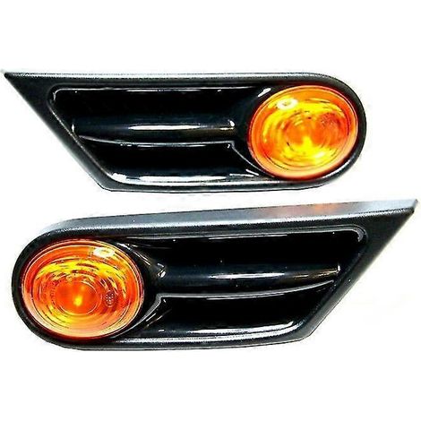 Für BMW Mini Cooper R56 R57 R58 R59 2007–2013 Seitenblinker LED OEM 63137260202 63137260201 – Schwarz/Gelb (1/5)