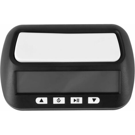Horloge D'éChecs, Minuterie D'éChecs NuméRique et Minuterie de, Horloge Professionnelle Portable Polyvalente 3 en 1 Noire H766 (1/5)