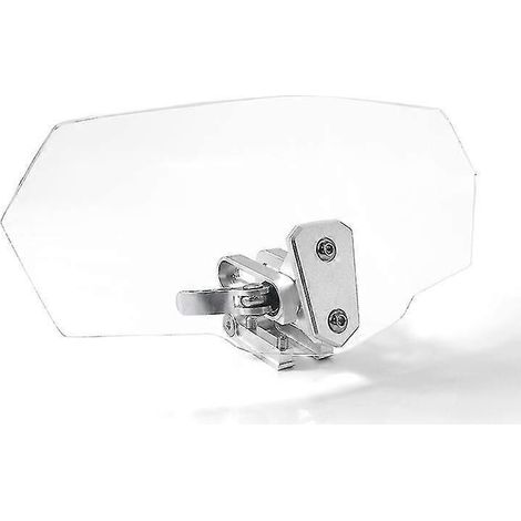 Extension de pare-brise à clipser compatible avec BMW F650GS (2000-2012), F700GS (2012-2018), F850GS et F800GS Adventure - Argent (1/5)