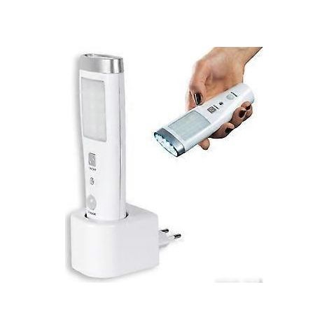 Ambiente-Leuchte, 4 und 1 Multifunktions-LED mit Bewegungsmelder, Notfallleuchte, wiederaufladbare Taschenlampe, Batterie 3,7 V, weiß (1/5)