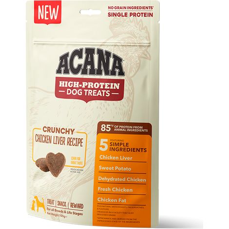 ACANA CANINE HIGH PROTEIN CRUNCHY TURKEY LIVER 100GR