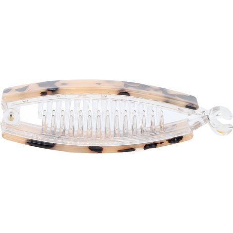 Épingle à cheveux banane en forme de pince, antidérapante, accessoire de coiffure tendance pour cheveux longs, pour femmes et filles, teinte écaille blonde (1/5)