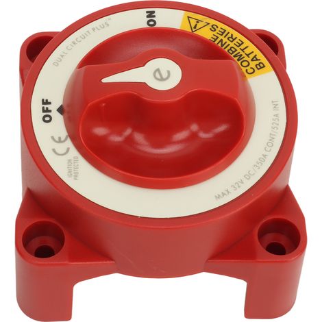 Interrupteur de Batterie Marine 350A 4 Bornes Robustesse, Coupe-Circuit Déconnecteur pour Camping-car Auto 32V 5511E (1/5)