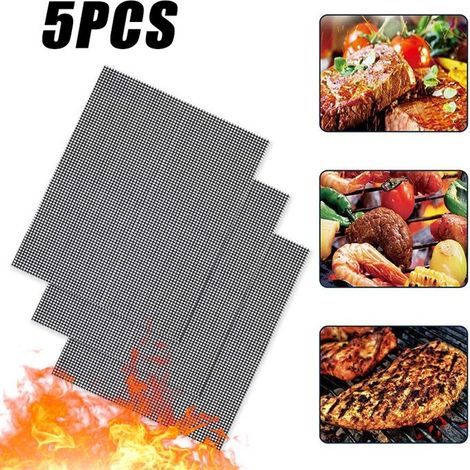 Accessoires de barbecue réutilisables en polymère à mailles fines, ustensiles de cuisine-AquaForge (1/3)