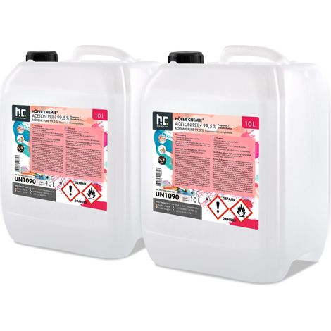 2x 10 L Aceton rein 99,5%