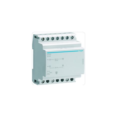 Transformateur sécurité 20VA 24V HAGER ST310 (1/2)