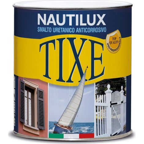 TIXE NAUTILUX Smalto Uretanico Anticorrosivo – Alta Resistenza per Legno, Metallo e Plastica, Finitura Superiore, Grigio Perla ML 750 (1/5)