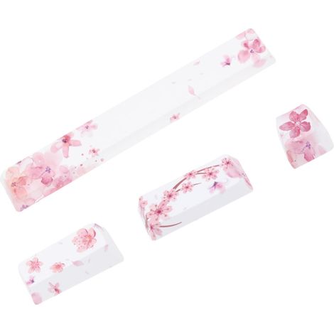 Touches pour Clavier Mécanique de Remplacement en Plastique, Design Spécial Finition Mate, Confortable à Utiliser, pour Clavier DIY et Passionnés (1/5)