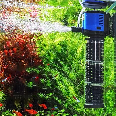 Filtro per acquario potente da 1500F per grandi acquari da 75 a 200 galloni, piccole fontane per stagni, generatori di onde, pompe sommergibili, vasche per tartarughe, sistemi di acqua salata e dolce (1/4)