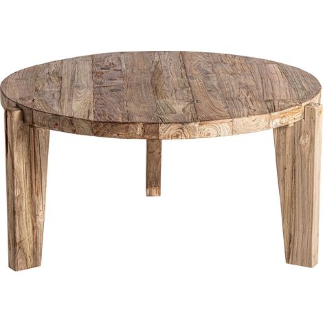 Table basse Lux en teka vieilli style colonial - Bois vieilli naturel colonial (1/5)