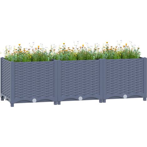 Arriate polipropileno 120x40x38 cm vidaXL