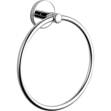 Portasciugamani ad anello in cromo artico (1/2)