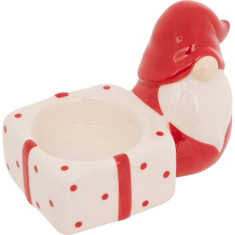 Kerzenhalter mit Weihnachtwichtel