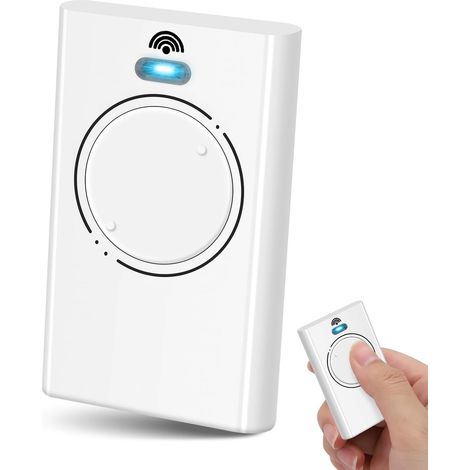 Télécommande Portail 868 MHz - Lot de 1 - 4 Canaux - Compatible XT2 XT4 SLH - Blanc
