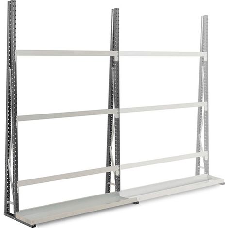 Scaffalatura verticale su un lato - Elemento successivo - 2500x1800x760mm - Utilizzabile solo con un modulo iniziale - RAYOVERT/1C/1550/S