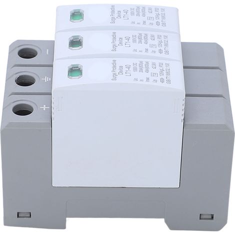 Parafoudre DC 3P disjoncteur anti-surtension 20-40kA 1000V en matériau PC ignifuge (1/5)