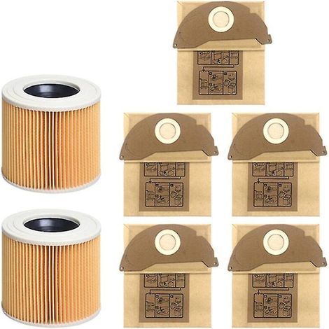AMXCNOY Ersatzteile für Saugroboter WD2.250 WD2250 A2004 A2054 MV2 HEPA-Filter Staubbeutel (1/3)