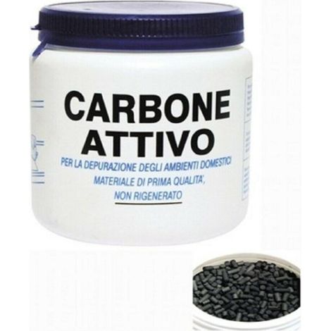 CONFEZIONE BARATTOLO 400GR CARBONE ATTIVO RICAMBIO FILTRI CAPPA