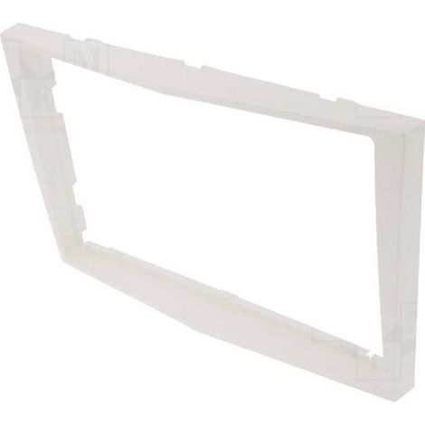 Facade autoradio 2DIN FA152.1F compatible avec Opel Astra ap03 Vivaro ap07 Zafira ap04 - blanc perle
